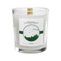 Polskie wiece wieca sojowa CHRISTMAS TREE z drewnianym knotem 190 g