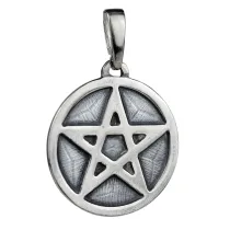 Sotis Pentagram pe�ny, oksydowany Ag925, 4,8g
