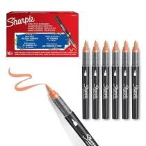 Sharpie Markery akrylowe pomaraczowe 6 szt.