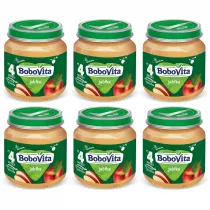 BoboVita Jabko po 4 miesicu zgrzewka 6 x 125 g