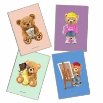 Zeszyt A4/32K kratka 80g (4 szt) NARCISSUS