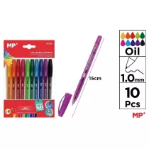 Mp Main Paper D�ugopis brokatowy 1mm 10 kolor�w