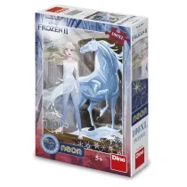 Puzzle XL 100 Kraina Lodu wiecce w ciemnoci Dino Toys