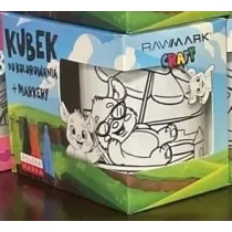 Rawmark Kubek do malowania z markerami puciek