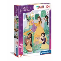Puzzle 104 el. Supercolor. Princess Clementoni