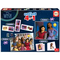Puzzle 25 - 50 el. yczenie (Super zestaw 4 w 1) Educa
