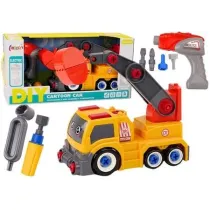 Ci�ar�wka kresk�wkowa DIY pomara�czowy z d�wigiem LeanToys