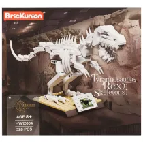 Klocki konstrukcyjne 328 element�w Szkielet Dino T-Rex A-0720