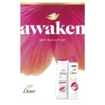 Dove Awaken Zestaw kosmetyk�w: �el pod prysznic + Antyperspirant 225 ml + 150 ml