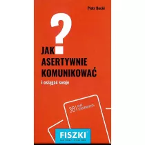 Fiszki. Jak asertywnie komunikowa?