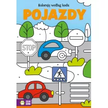 Koloruj wedug kodu. Pojazdy