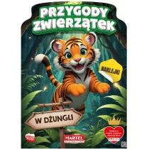 Przygody zwierztek w dungli z naklejkami