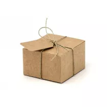 Pudeeczka z zawieszkami 6x5,5x3,5cm 10szt