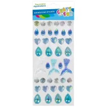 Ozdoby dekoracyjne samoprzylepne Syrenka niebieskie CRAFT WITH FUN 567265