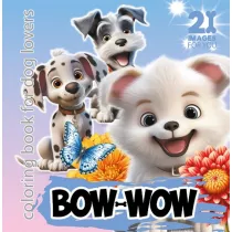 Kolorowanka usztywniana Bow Wow niebieska
