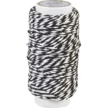 Knorr Prandell Sznurek bawe�niany skr�cany 20m czarny