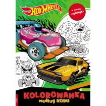 Mattel Hot Wheels. Kolorowanka wed�ug kodu