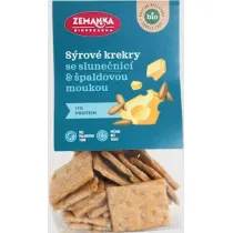 Zemanka Krakersy z serem i sonecznikiem 100 g Bio