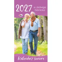 Kalendarz 2027 �cienny paskowy Seniora z miejscem na notatki KR1