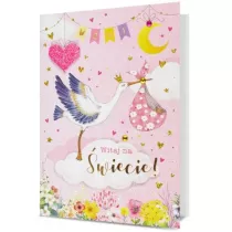 Pan Dragon Karnet B6 Narodziny dziewczynka