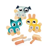 Drewniane zwierztka do skadania Brico`Kids DIY