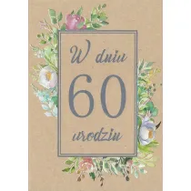 Trend Kartka okoliczno�ciowa Urodziny 60
