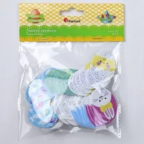 Titanum Naklejki piankowe pisanki 32x43mm 6 wzor�w 36 szt