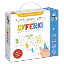 Puzzle sensoryczne. Cyferki. Kapitan Nauka Edgard