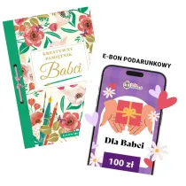 Pakiet Czas dla Babci: Kreatywny pami�tnik Babci, e-Bon Karta Podarunkowa Dla Babci 100 z� TaniaKsiazka.pl