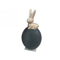 Adar Jajko ceramiczne nakrapiane ze z�otym zaj�cem