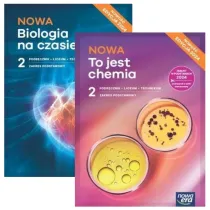 Pakiet: NOWA Biologia na czasie 2. Podr�cznik, NOWA To jest chemia 2. Podr�cznik. Liceum i technikum. Zakres podstawowy. Edycja 2024