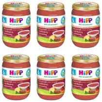 Hipp Barszczyk czerwony z delikatn woowin po 6. miesicu zestaw 6 x 190 g Bio