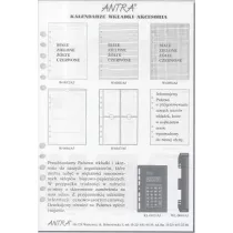 Antra Wkad do organizera A5 Bloczek