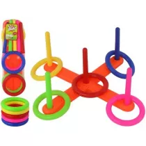 Rzut do celu kolorowe obrcze LeanToys