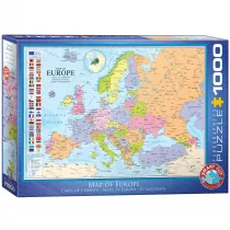 Puzzle 1000 el. Mapa Europy Eurographics