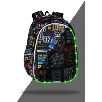 CoolPack Plecak szkolny Jimmy LED Big City