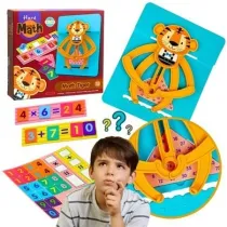 Mata edukacyjna tygrys do nauki matematyki Maksik