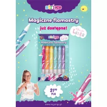 Strigo Flamastry Lenka magiczne 6 szt.