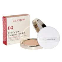 Clarins Puder do twarzy Ever matte compact powderight medium