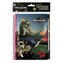 Derform WYDRAPYWANKA MALOW NOTES 180X260 DINO 17 DER