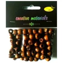 Galeria Hobby Koraliki drewniane brzowe 26g