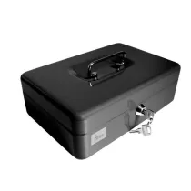 Tetis Kasetka metalowa 19,4x14,4x7,5cm czarna