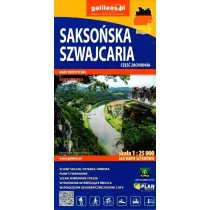 Mapa - Saksoska Szwajcaria cz. zachodnia 1:25 000