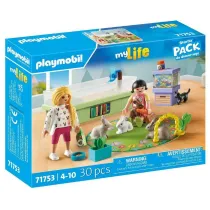 Playmobil My Life Dziewczynki z kr�likami 71753