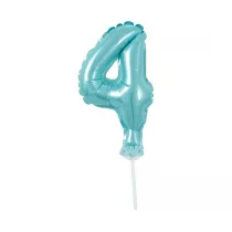 Godan Balon foliowy na patyczku BC-5BL4 Cyfra 4