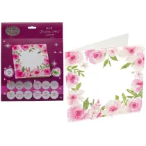 Diamentowa mozaika Ramka kwiatowa 18x18cm Pro Kids