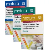 Pakiet Matura 2026. Chemia. Zakres rozszerzony: Teoria do matury. Vademecum, Zadania maturalne z odpowiedziami. Repetytorium, Arkusze maturalne z rozwi�zaniami krok po kroku