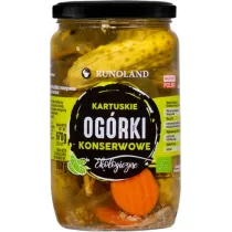 Runoland Og�rki konserwowe kartuskie 670 g Bio