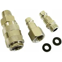 Zestaw szybkoz��czek pneumatycznych 1/4"