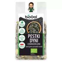 Biogol Pestki dyni ciemnozielone 150 g Bio